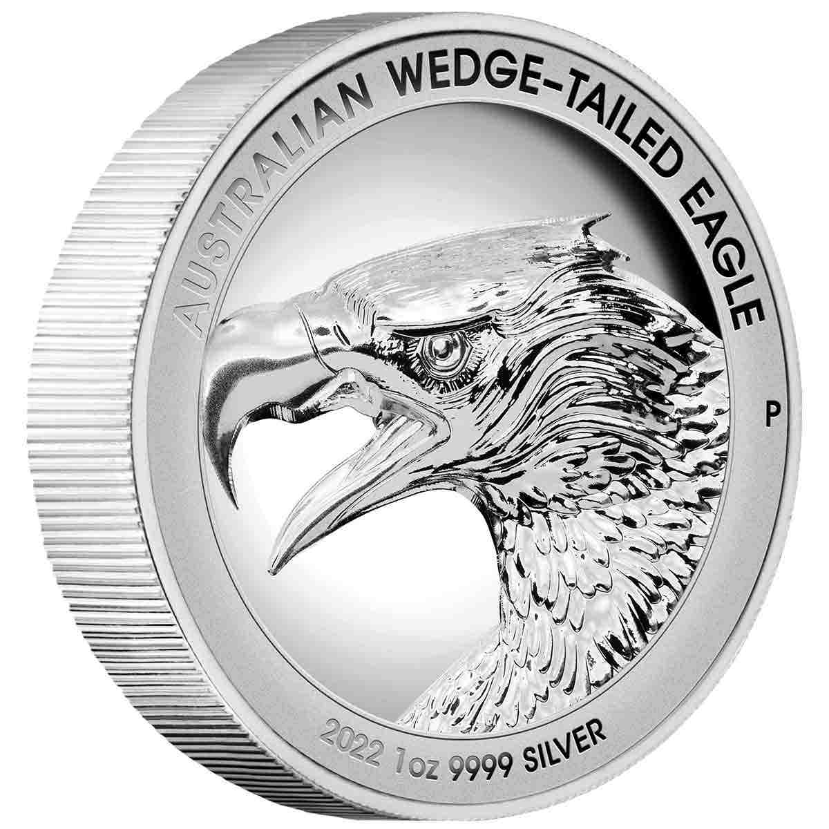 Wedge-Tailed Eagle 2022 $1 1oz Silver Ultra High Relief Proof Coin