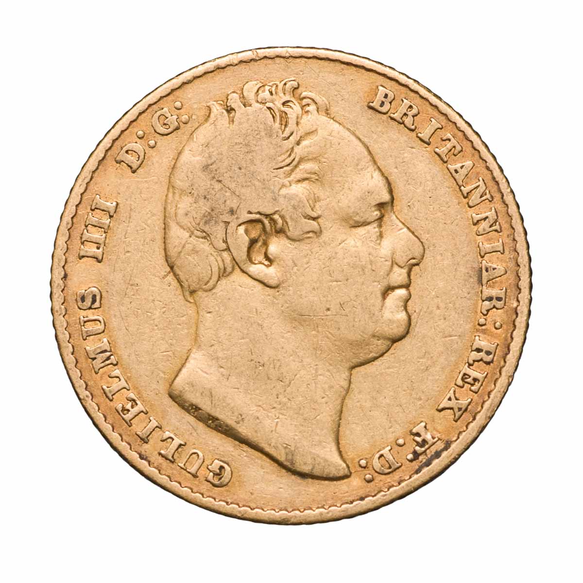 William IV 1832 Gold Sovereign Very Fine - Image 2