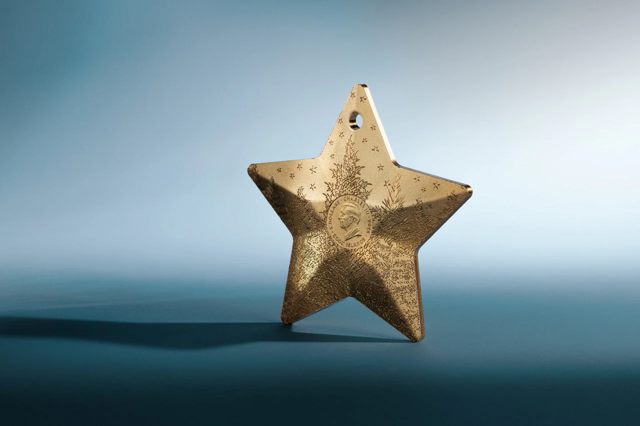 Winter Forest Star 2025 $5 Gold-plated 1oz Silver Coin - Image 4