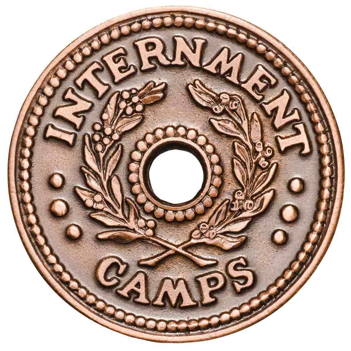 WWII Internment Camp Token Replica - Image 2