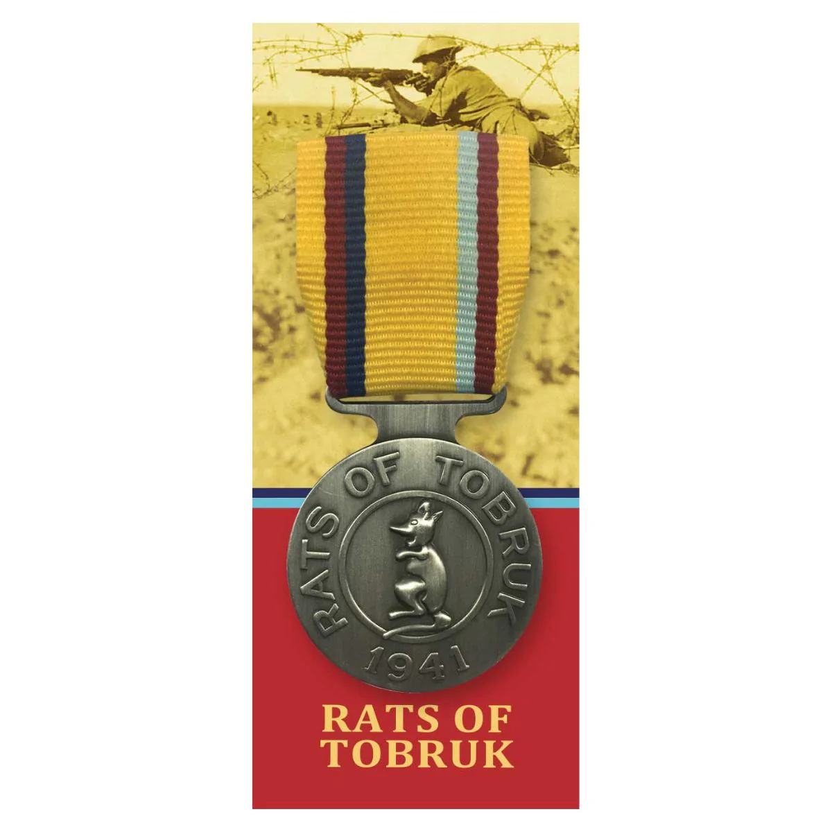 Second World War Rats of Tobruk Medal Replica