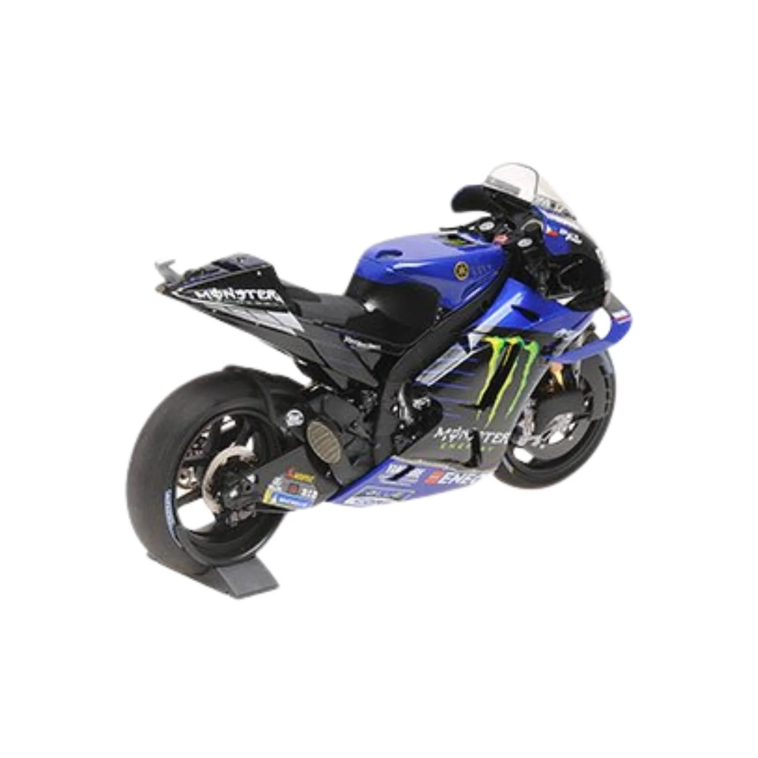 YAMAHA YZR-M1 - MONSTER ENERGY YAMAHA MOTOGP - MAVERICK VINALES - MOTOGP 2021 - 1:12 Scale Diecast Model Motorcycle - Image 2
