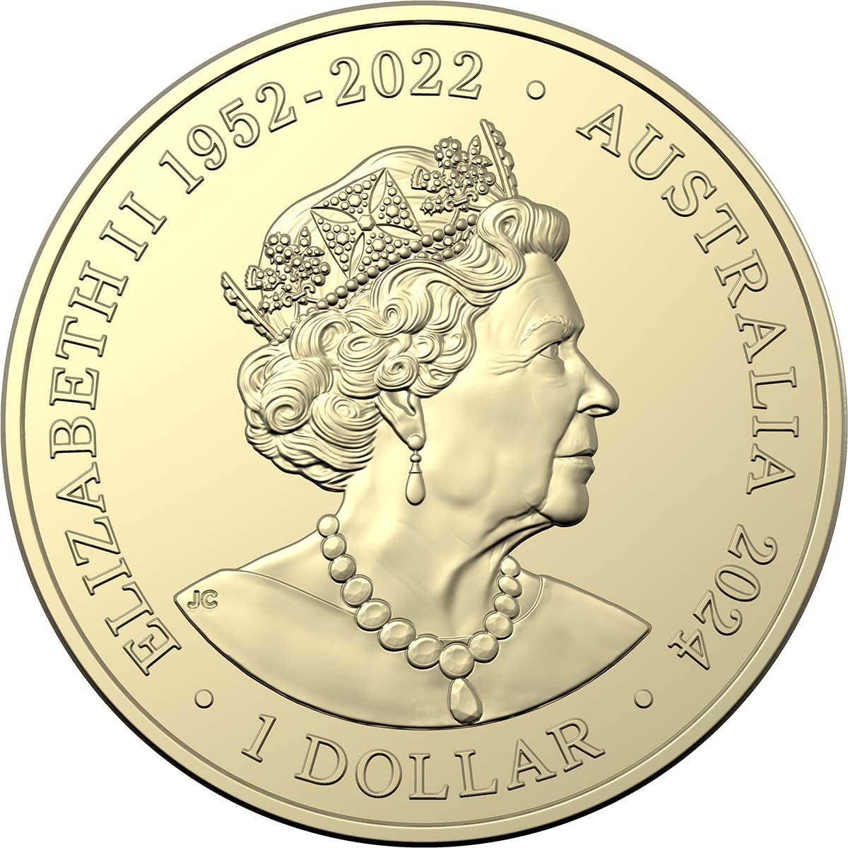 Australia Lunar Year of the Dragon 2024 $1 Aluminium-Bronze Uncirculated 2-Coin Set - Image 4
